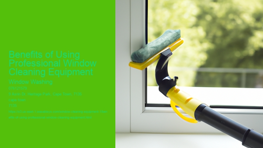 Benefits of Using Professional Window Cleaning Equipment 