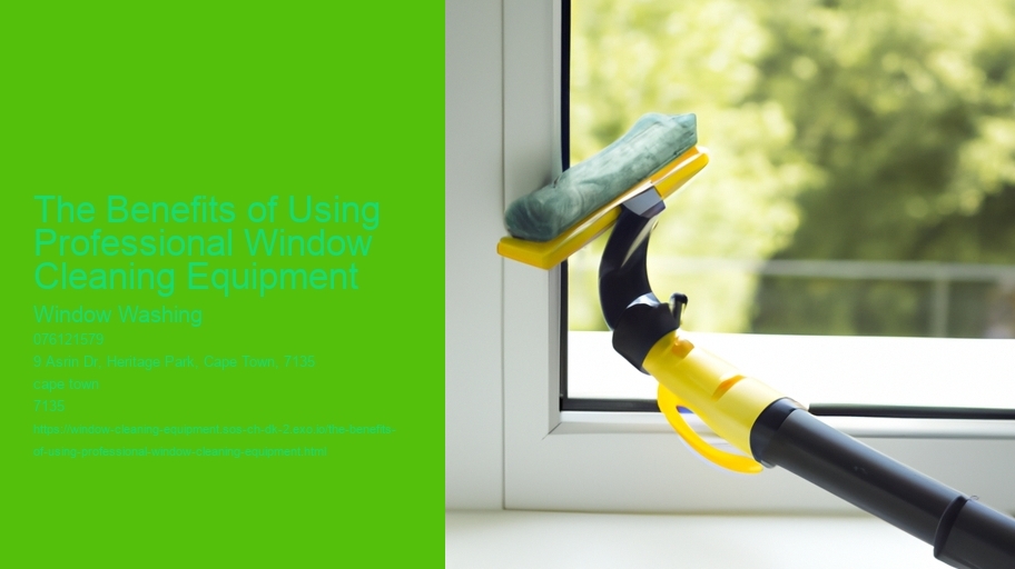 The Benefits of Using Professional Window Cleaning Equipment 